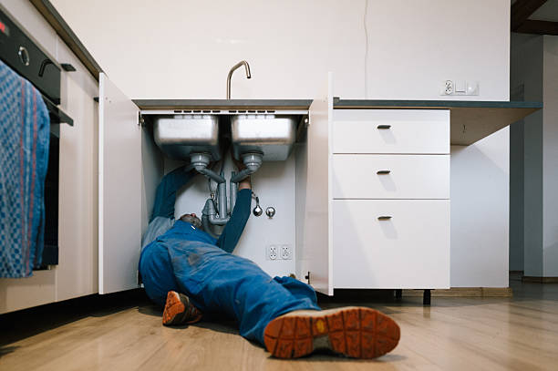 Professional Plumbing technician working in Marengo, IL